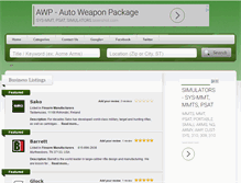 Tablet Screenshot of 411gun.com